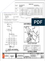 Load Schedule and Computation: Single Line Diagram