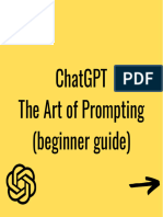 ChatGPT The Art of Prompting Beginner Guide 1675343848