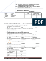 Soal Pts Mat SMT 2 Kurmer 24 SDN Wonokusumo