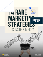 14 Rare Marketing Strategies To Consider in 2024