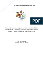 CCPC y Expertos en Salud Infantil, Mayo Del 2002