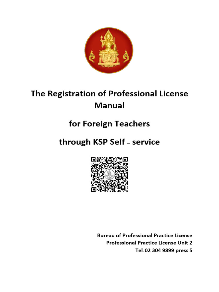 KSP License Registration Guide for Teachers | PDF | Academic Degree ...