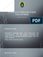 Penilaian Psikomotorik Dan Rubrik Pertemuan 11