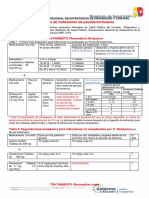 Tabla Tratamiento Malaria Actual 2023