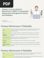 Maintenance and Reliability Glossaries 1698390516