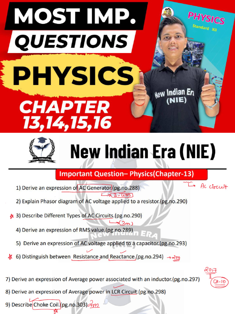 Phy Imp 13,14,15,16 | PDF