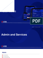 UOB Infinity User Guide (Admin and Services)