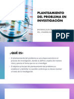 Planteamiento Del Problema en Investigación