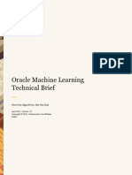 Oracle Machine Learning Technical Brief