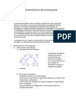 Esquema de Proyecto de Investigación de Educación Inicial - 12.04.21