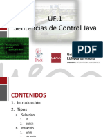 UF 4.1 - Sentencias de Control Java