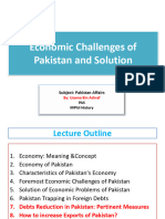 Economic Challanges of Pakistan