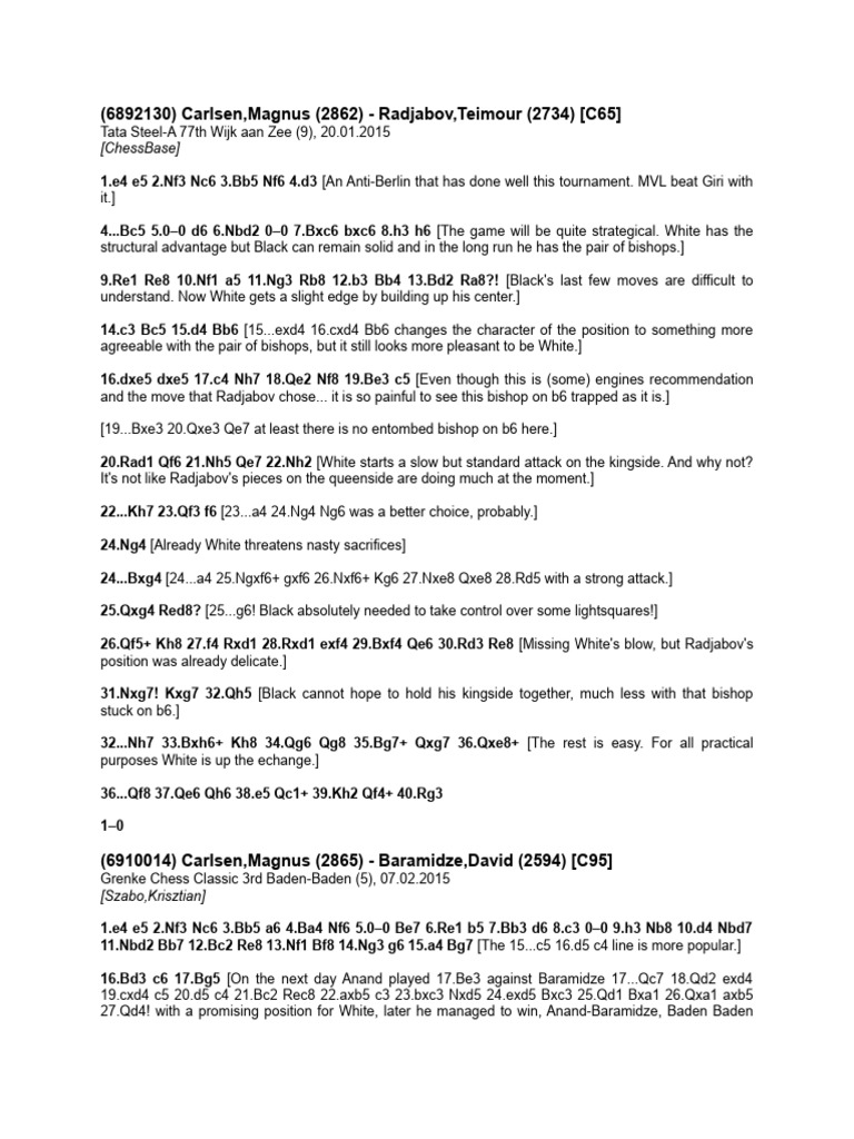 Game 2 Pdf Traditional Games Chess Competitions