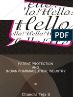 Patent Protection and Pharmacy in India