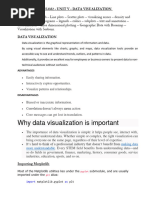 Unit V Data Visualization