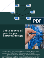 Introduction To Cable Routes in Peer To Peer Network Design