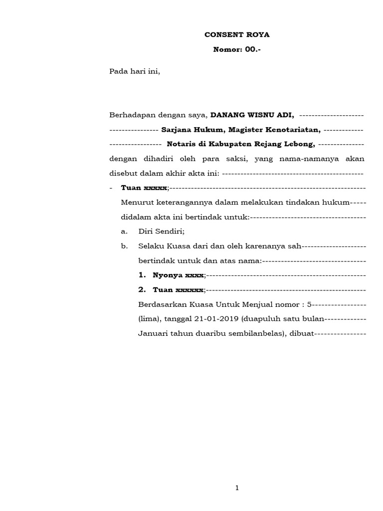Apa Itu Consent Roya