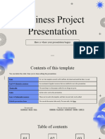 Business Project Presentation by Slidesgo