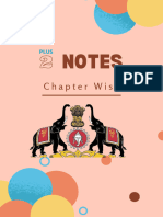 Notes: Chapter Wise