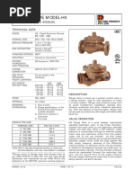 Model E Alarm Check Valve Manual | PDF | Valve | Fire Sprinkler System