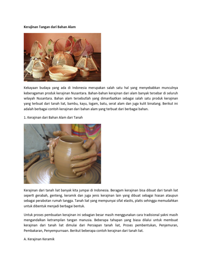 Kerajinan Tangan | PDF