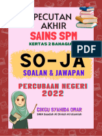 Pecutan Akhir Sains SPM Soja Bahagian A