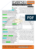 Dawn Opinions 19 Feb