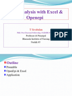 Data Analysis Excel & Openepi 02.02.2024