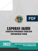 Laporan Akhir Fasilitasi Pengadaan Tanah Dan Pencadangan Tanah TA 2022