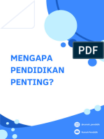 Mengapa Pendidikan Penting