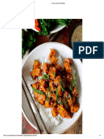 Spicy Orange Glazed Tofu