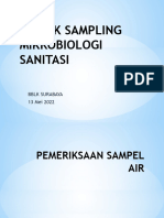 Teknik Sampling Mikrobiologi Sanitasi