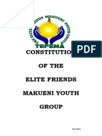 The Elite Friends Makueni (TEFEMA) Constitution - DRAFT 2 - 024109
