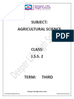 2023 AGRIC. SCIENCE JS 2 3RD TERM E-Note Template