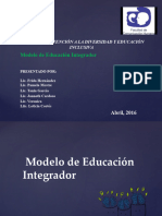 Modelo de Educación Integradora