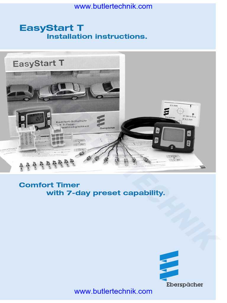 0_Eberspacher_EasyStart_T_Installation (1) | PDF | Electrical Connector ...