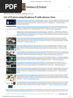 Advanced View of Projects Raspberry Pi List - Raspberry PI Projects - Compressed