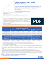 New International Limits For Debit and Credit Cards - E