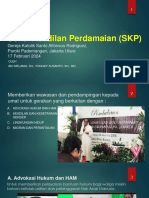 Profil Seksi Keadilan Dan Perdamaian. Yongky Susanto