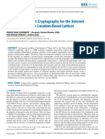 Quantum-Resistant Cryptography For The Internet of Things Based On Location-Based Lattices