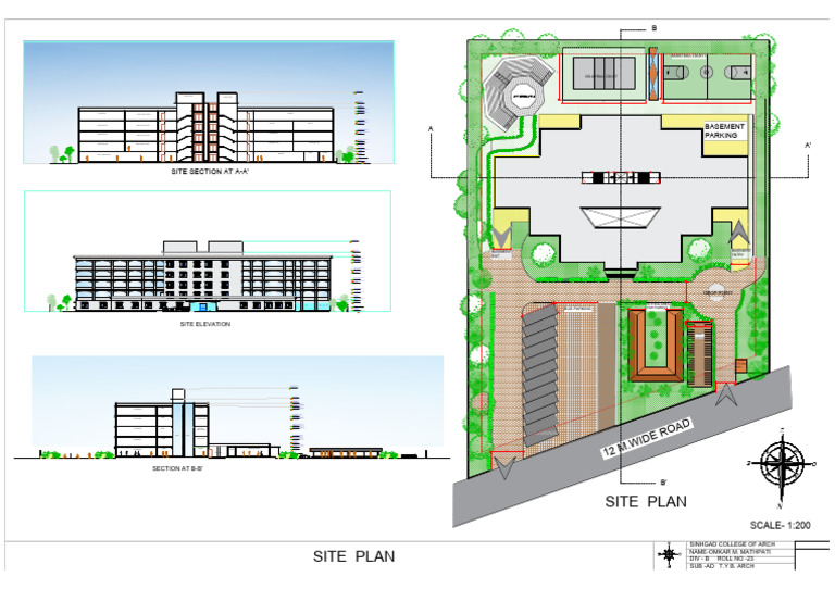 5-Storey School Building Plan | PDF | Architectural Design | Architecture