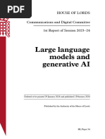 Large Language Models and Generative AI