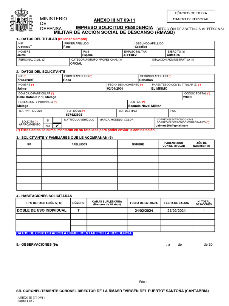 Anexo iii impreso solicitud residencia pdf militar