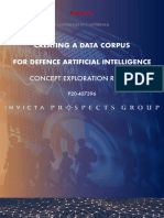 Concept Exploration Report - P20-407396 Creating A Data Corpus For Defence Artificial Intelligence