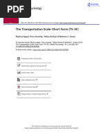 Appel Et Al - The Transportation Scale Short Form TS SF