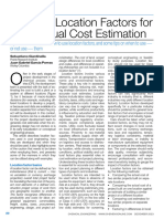 Applying Location Factors for Conceptual Cost Estimation