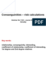 1124-H Consanguinities - Risk Calculations