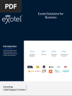 Exotel Solutions For Business