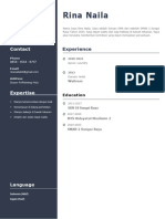 Black White Minimalist CV Resume - 2