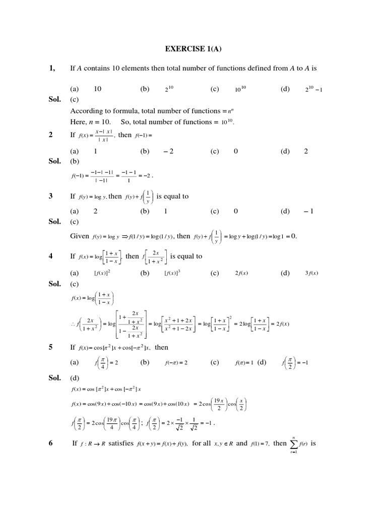 Functions Advanced | PDF | Function (Mathematics) | Mathematics